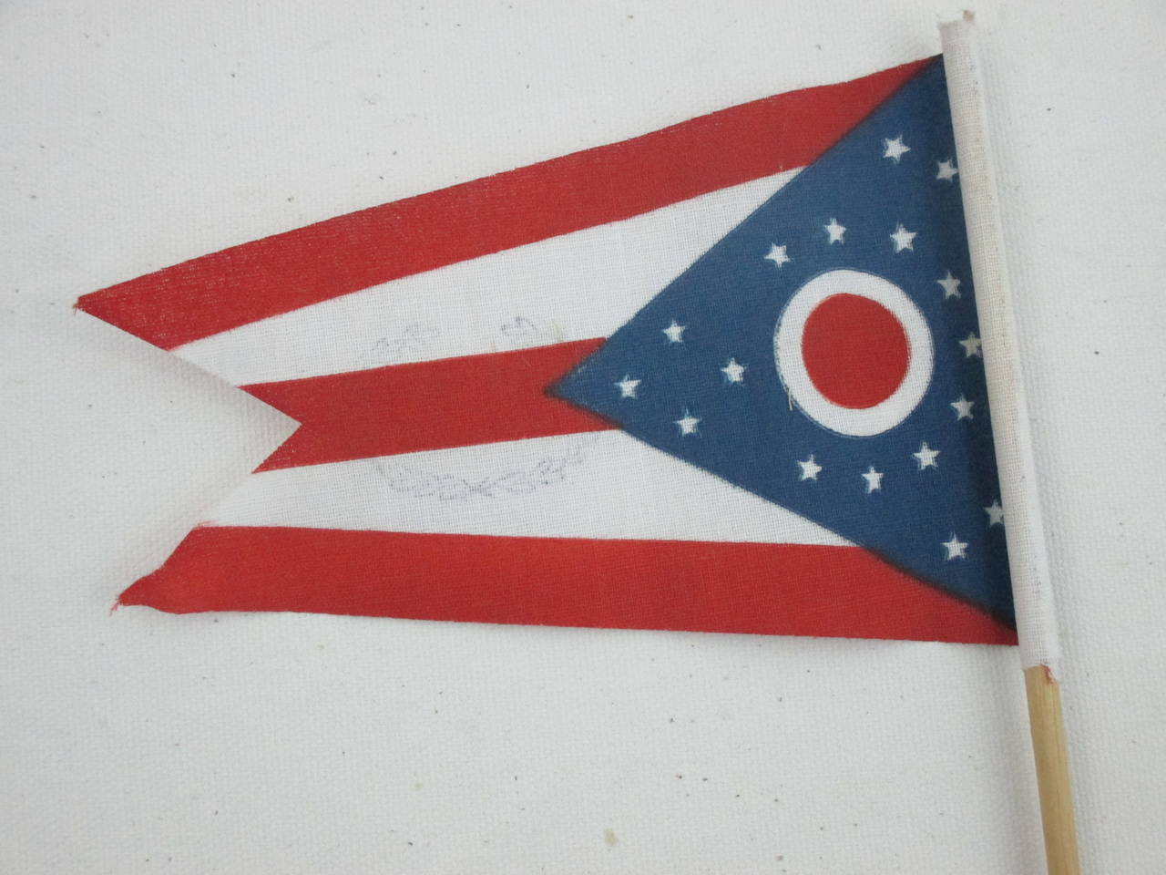 20th Century Ohio Parade Flag with GAR Overprinting