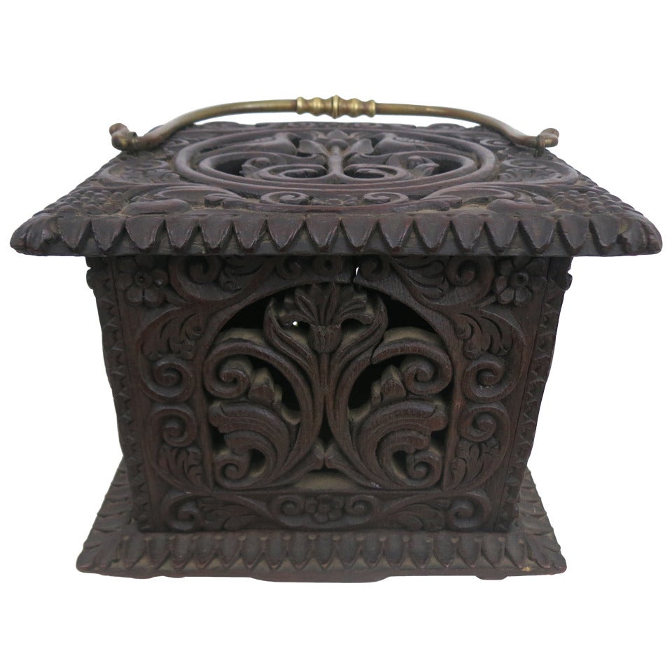 18th Century Carved Carriage Warmer, Freisland