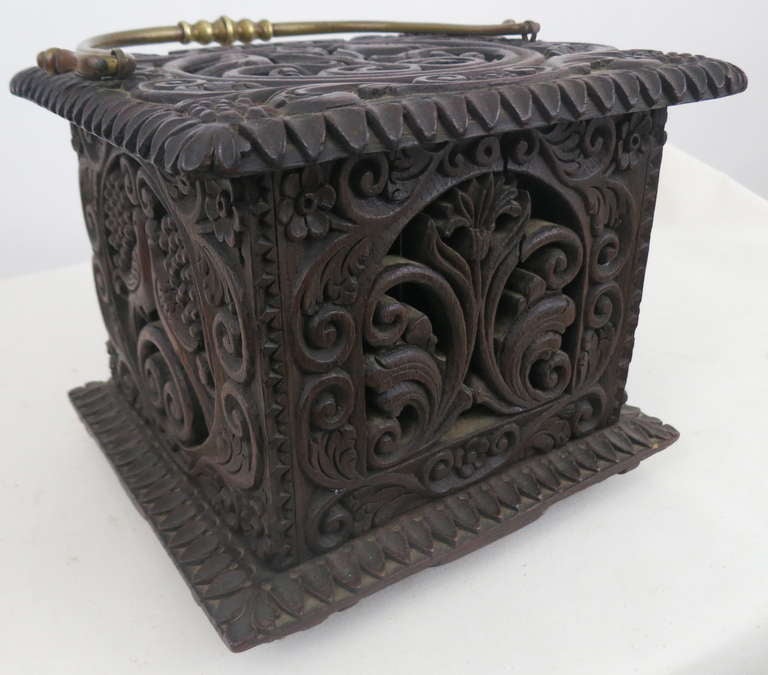 18th Century Carved Carriage Warmer, Freisland 1