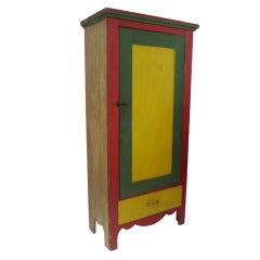 Antique Painted Cupboard
