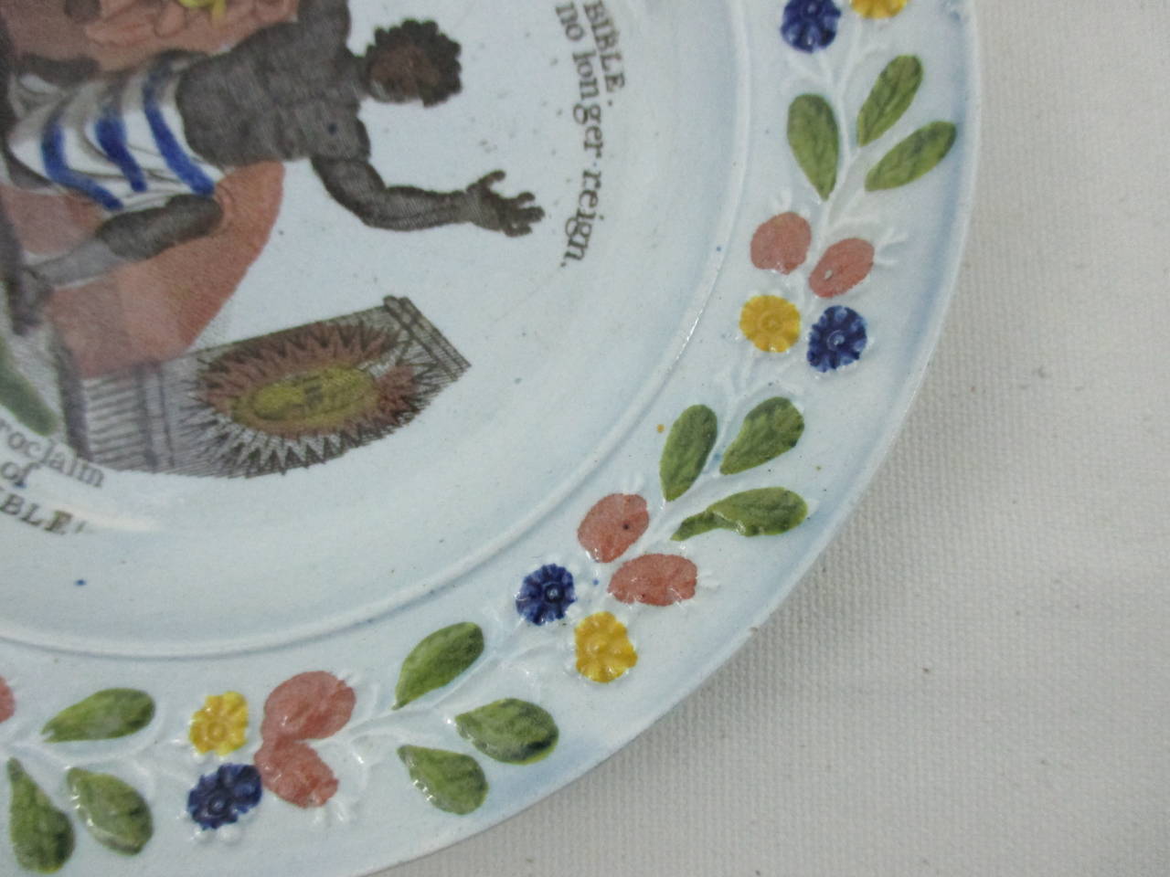 Anti-Slavery Pearlware Child's Plate 3