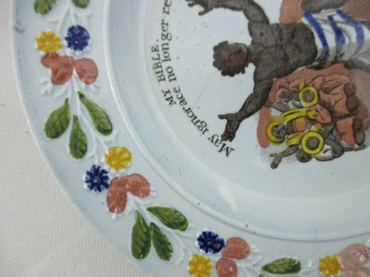 Anti-Slavery Pearlware Child's Plate 4
