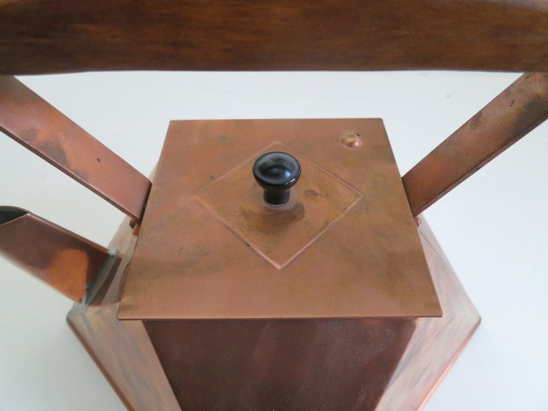 Unknown Geometric Copper Tea Kettle