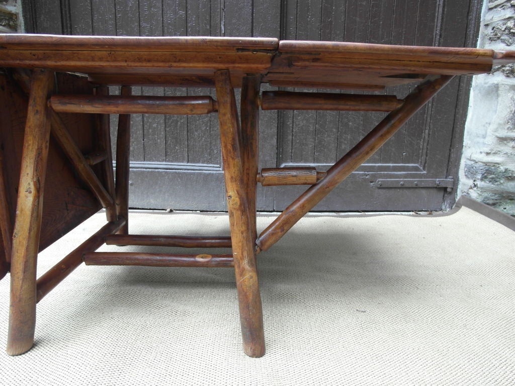 Old Hickory drop leaf dining table 1