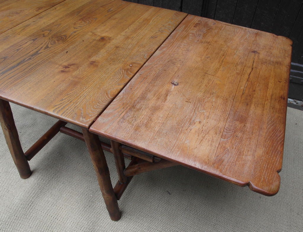 Old Hickory drop leaf dining table 3