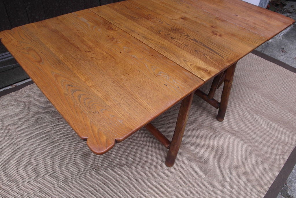 Old Hickory drop leaf dining table 5