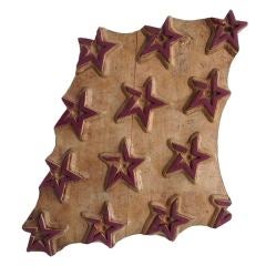 Vintage Patriotic Motif Printing Block