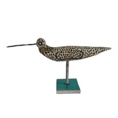 Quirky Carved Sandpiper