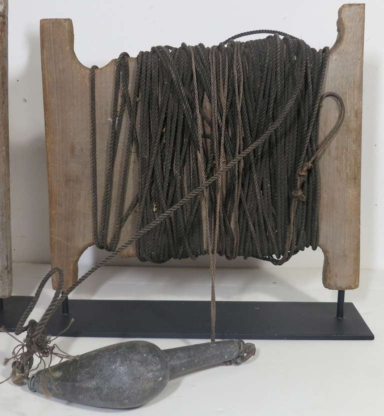 American 19th Century Hand Held Cod Fishing Lines For Sale