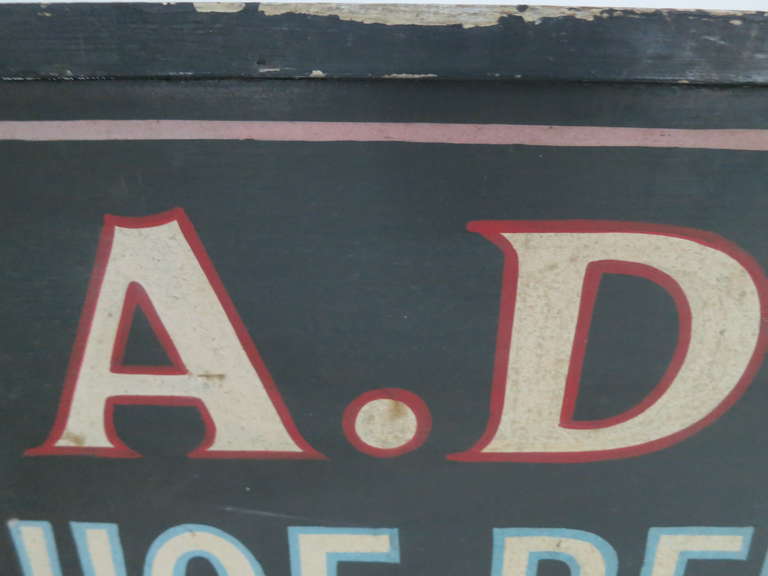 20th Century Double Sided Shoe Repair Sign