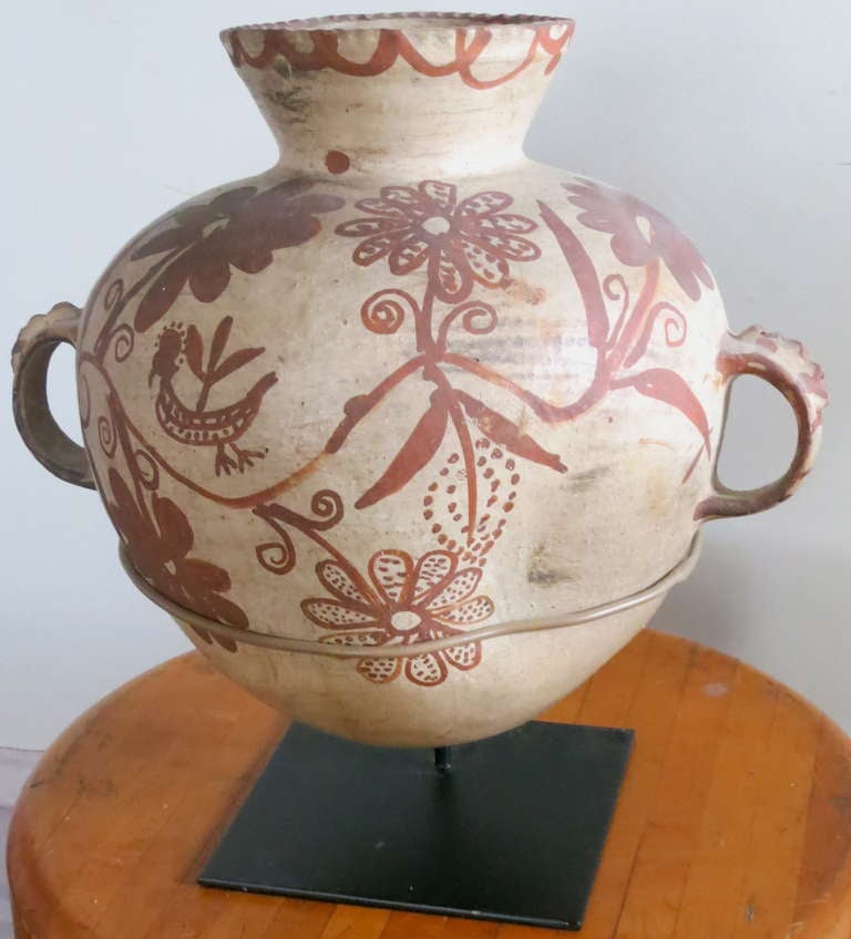19th Century Mexican Olla In Excellent Condition For Sale In North Egremont, MA