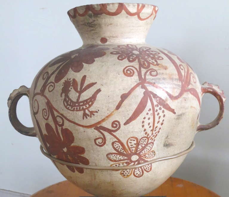 Ceramic 19th Century Mexican Olla For Sale