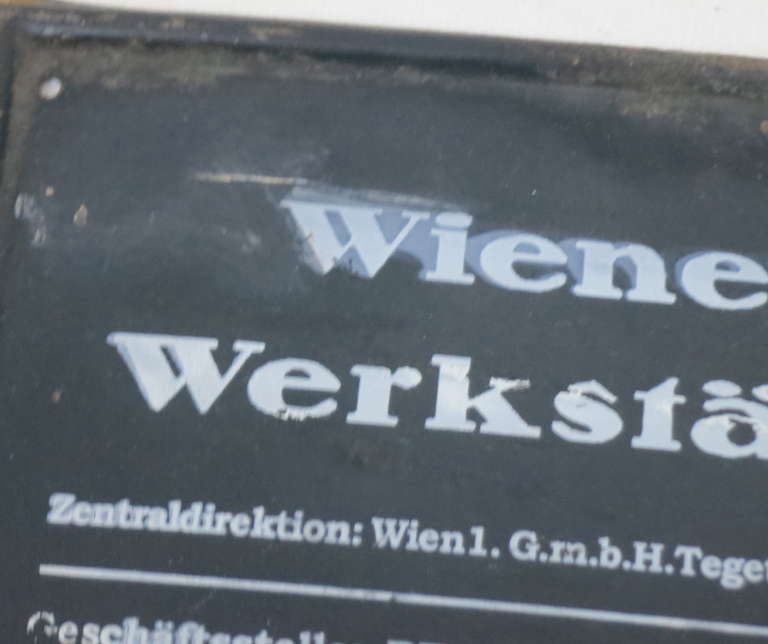 Wiener Werkstatte Tin Sign 1