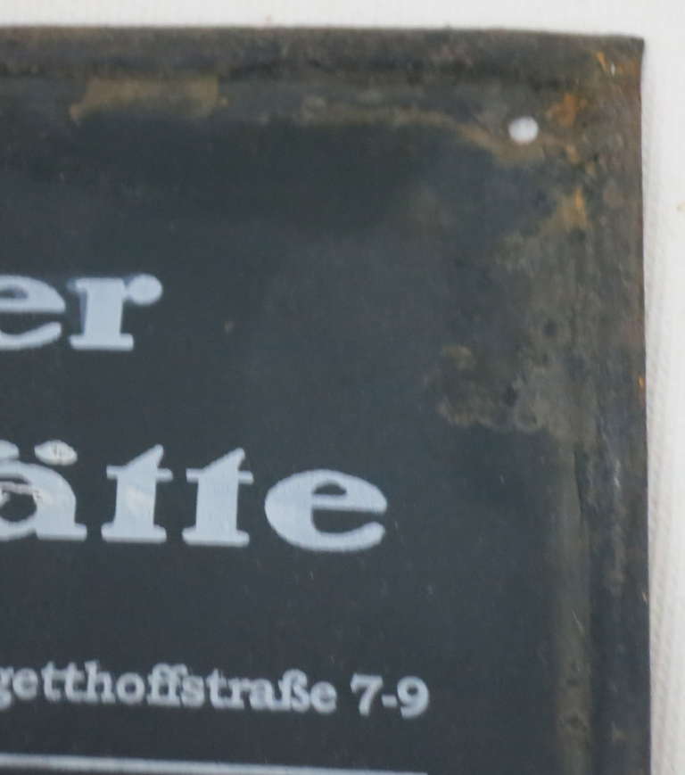 Wiener Werkstatte Tin Sign 2