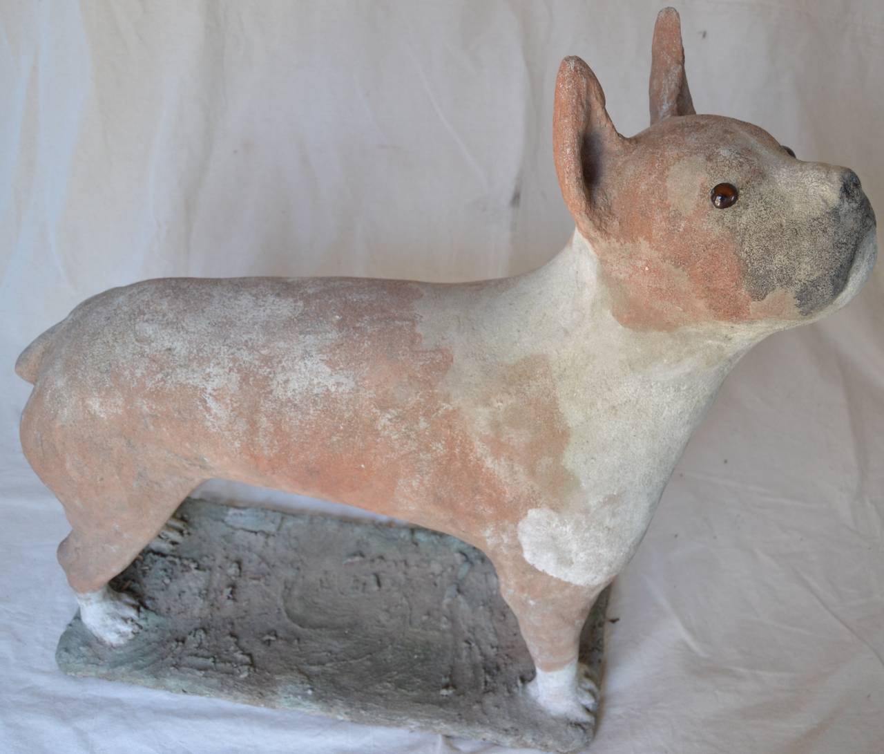 Late 20th Century Dog Garden Sculpture For Sale