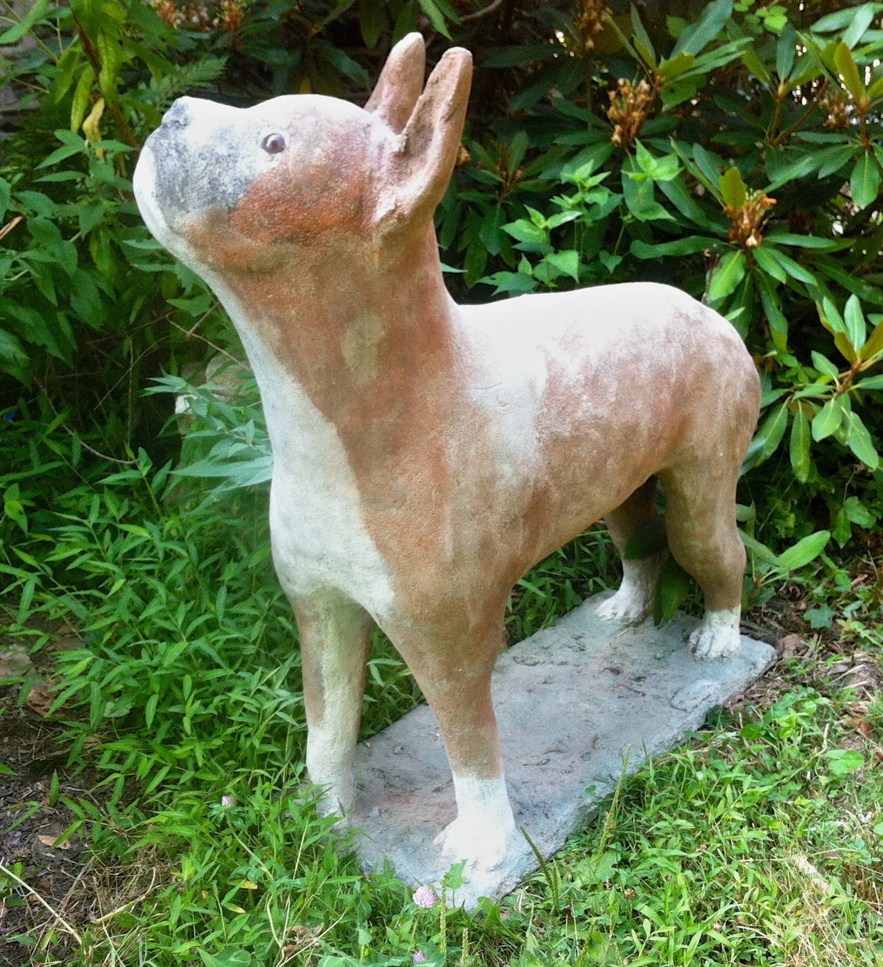 Concrete Dog Garden Sculpture For Sale