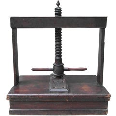 Antique Large Folio Binding Press