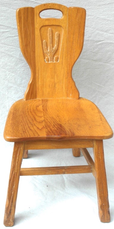 Pair of Texas Cactus Chairs In Excellent Condition In North Egremont, MA