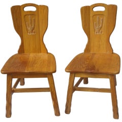 Pair of Texas Cactus Chairs
