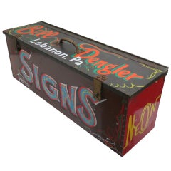 Sign Painter's Box