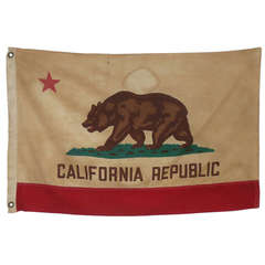 Vintage 1940s California Flag
