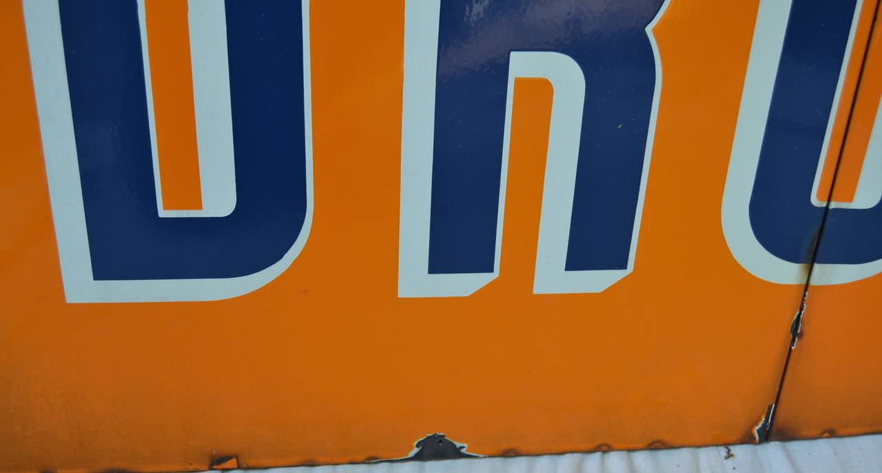 American Enamel Drugs Sign For Sale