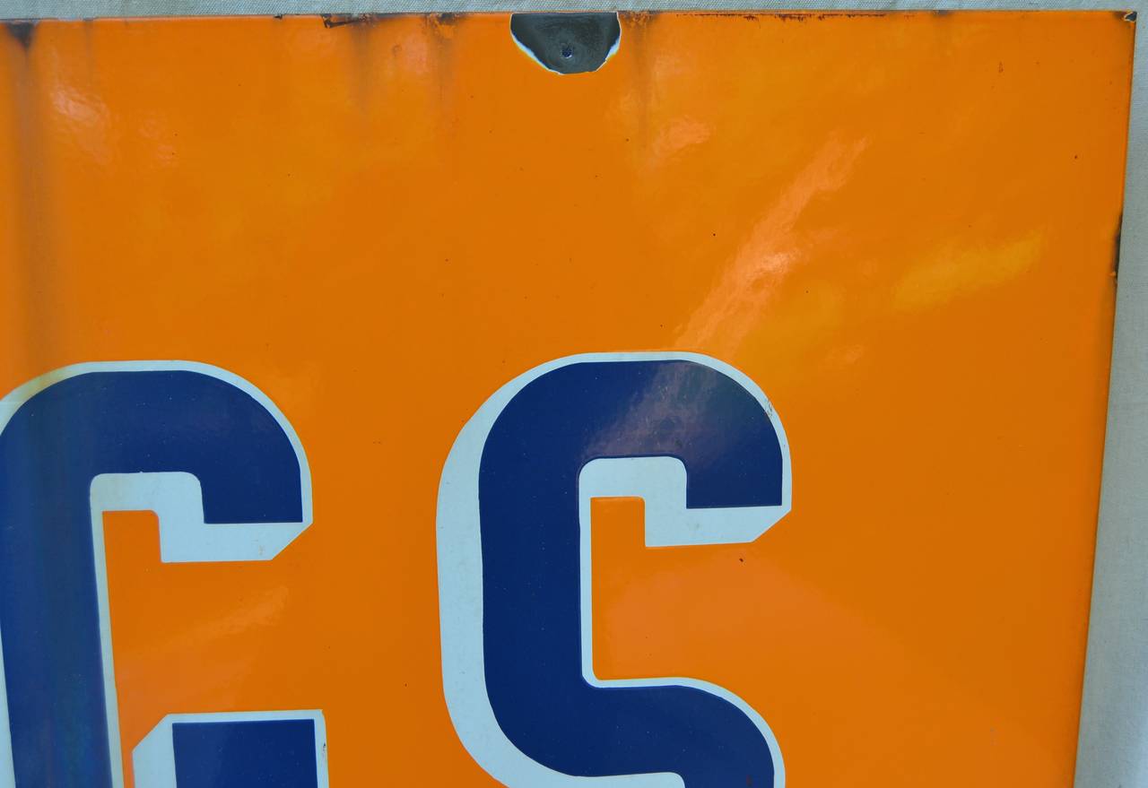 Enamel Drugs Sign In Fair Condition For Sale In North Egremont, MA