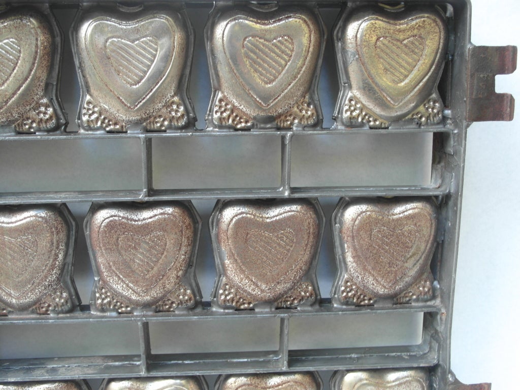 Tin Candy Mold Hearts