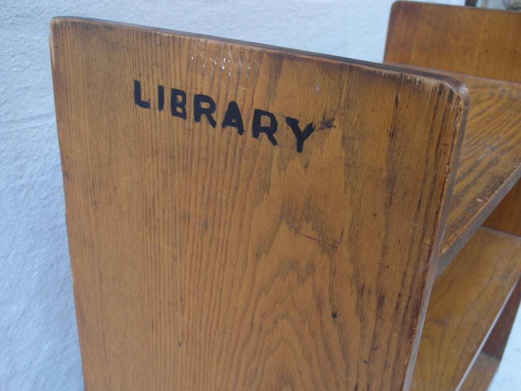 Mid-20th Century Libary Cart