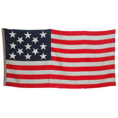 Antique 13 Star Brooklyn Navy Yard Flag
