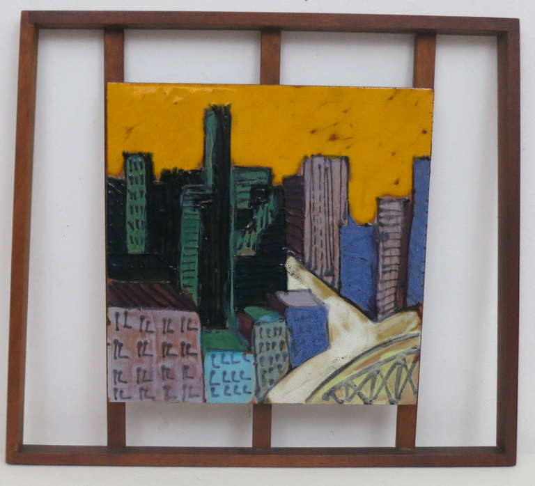 Harris Strong Cityscape Tiles at 1stDibs