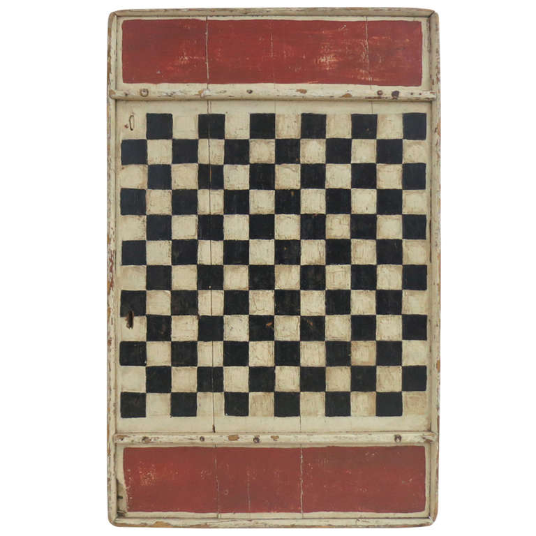 Painted Game Board at 1stDibs