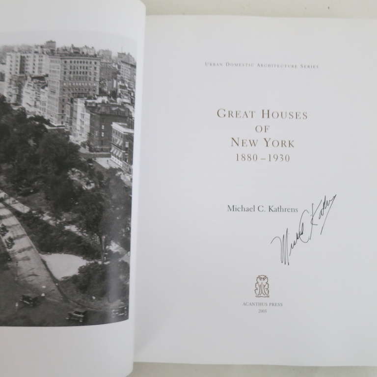 Great Houses of New York 18801930 by Michael C. Kathrens at 1stDibs