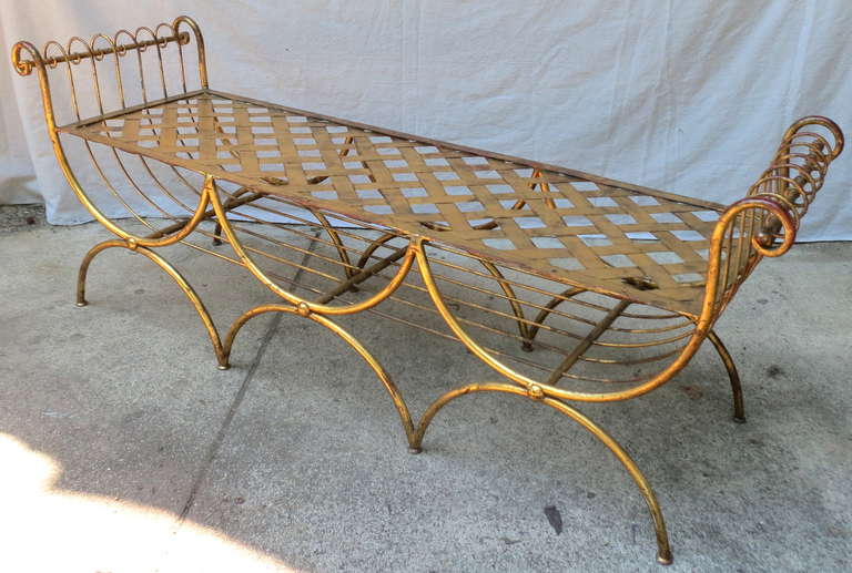 Gilded Bench