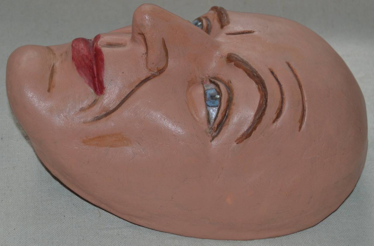 Mid-20th Century Leslie Howard Mask by Violet Clark, 1940 For Sale