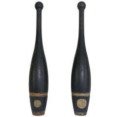 Antique Indian Clubs