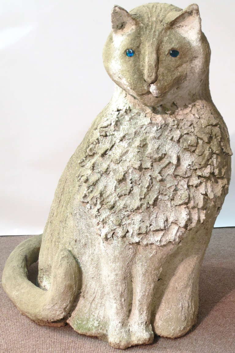Cat Garden Sculpture at 1stdibs