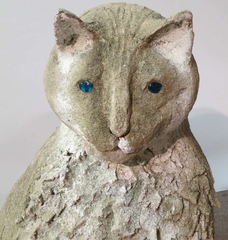 Cat Garden Sculpture at 1stdibs