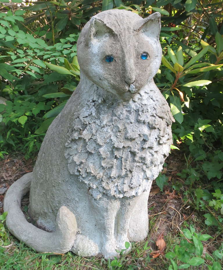 Cat Garden Sculpture at 1stDibs
