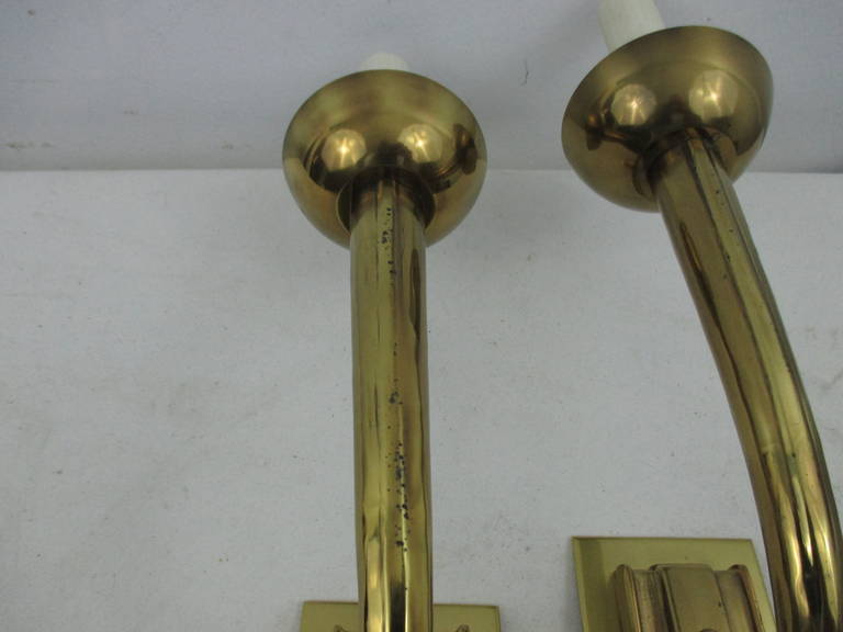 Moderne Brass Sconces For Sale 2