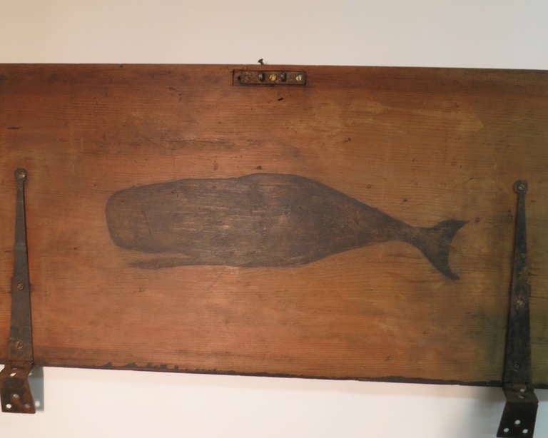 American 19th Century Sailor done Whale Silhouette For Sale