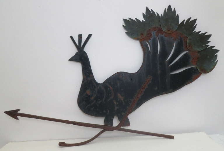 peacock weathervane