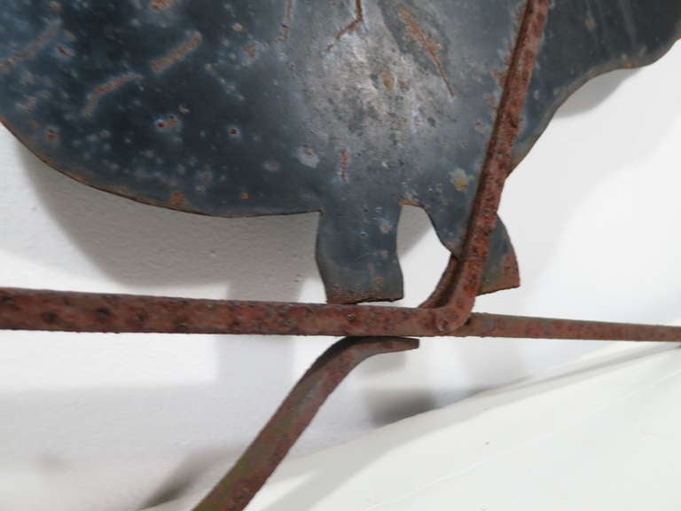 Mid-20th Century Peacock Weather Vane