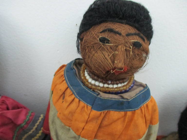 Collection of Seminole Dolls In Fair Condition For Sale In North Egremont, MA