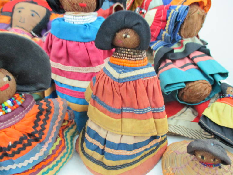 Cotton Collection of Seminole Dolls For Sale