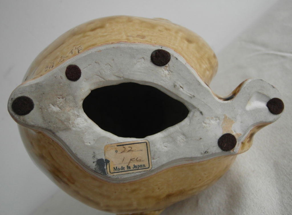 Ceramic Japanese Pottery Monkey For Sale