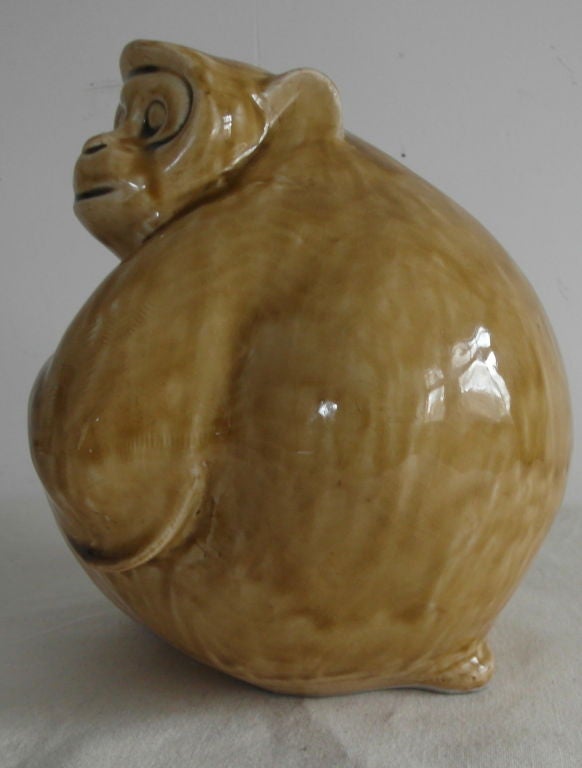 Japanese Pottery Monkey For Sale 3