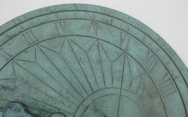 American Bronze Arts and Crafts Sundial
