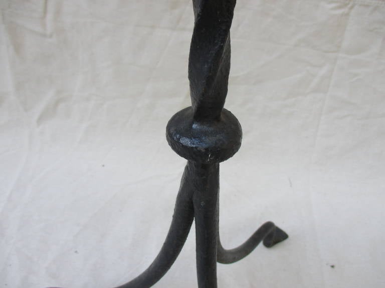 Pair of Wrought Iron Candelabra 2