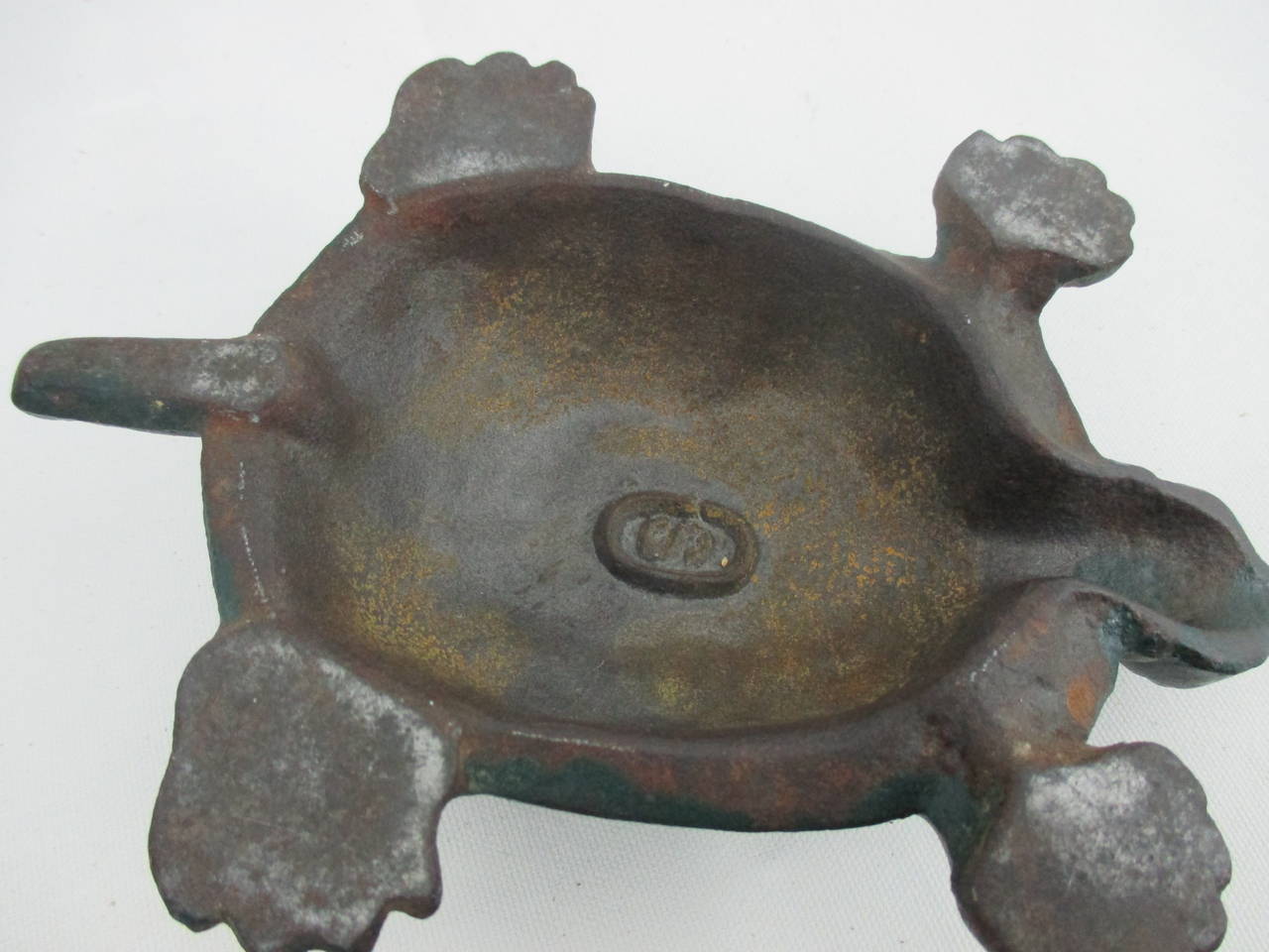 Cast Iron Turtle Doorstop In Good Condition For Sale In North Egremont, MA